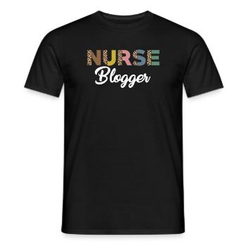 Krankenschwester Blogger Leopardenmuster - Männer T-Shirt - Schwarz - Vorne - AI Model Male 178 light (178cm)