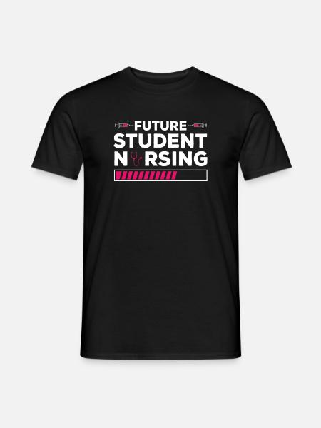 Future student of nursing school - Men's T-Shirt - black