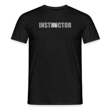 SchöneS Ski Instructor Design - Men's T-Shirt - black - Front - AI Model Male 178 light (178cm)