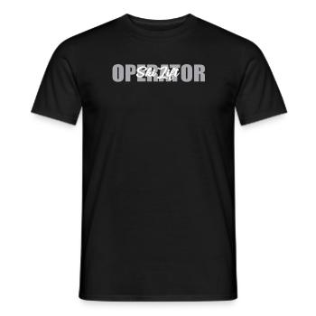 Ski lift operators - Men's T-Shirt - black - Front - AI Model Male 178 light (178cm)