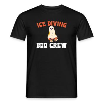 Eistauchen Boo Crew Halloween - Männer T-Shirt - Schwarz - Vorne - AI Model Male 178 light (178cm)