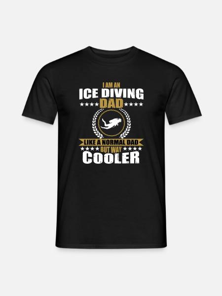 Funny Loon Dad - Men's T-Shirt - black