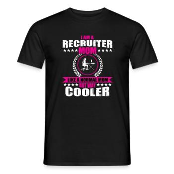 Recruiter Mama Design Frauen - Männer T-Shirt - Schwarz - Vorne - AI Model Male 178 light (178cm)