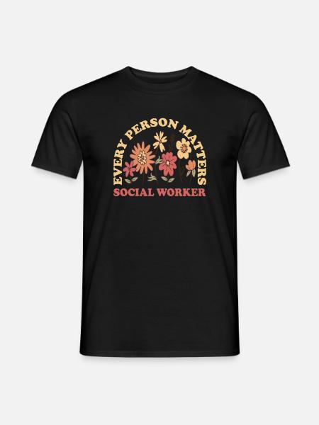 Liebenswerter Schulsozialarbeiter Geschenkidee - Männer T-Shirt - Schwarz