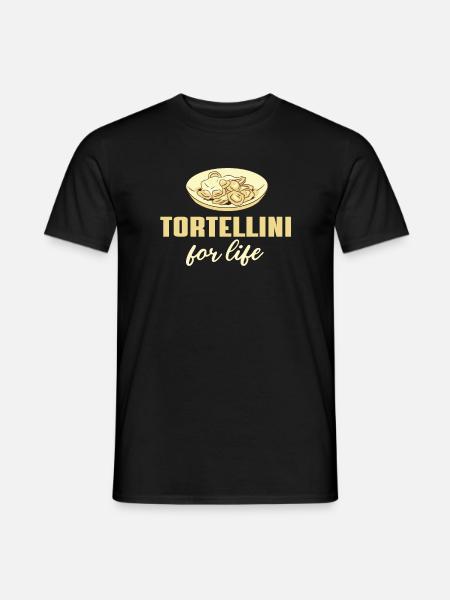 Tortellini for life - Men's T-Shirt - black