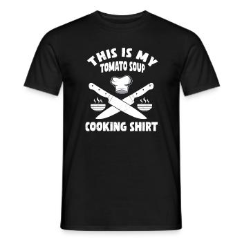 Tomatensuppen Kochshirt - Männer T-Shirt - Schwarz - Vorne - AI Model Male 178 light (178cm)