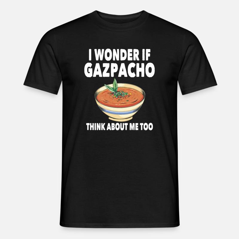 Gazpacho Design - Männer T-Shirt - Schwarz