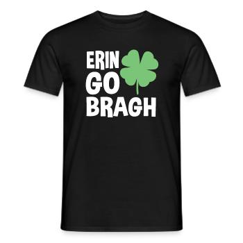 Erin Go Bragh – St. Patrick's Day - Männer T-Shirt - Schwarz - Vorne - AI Model Male 178 light (178cm)