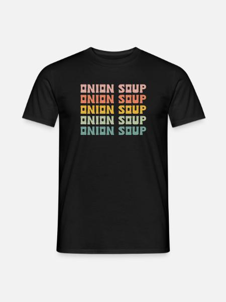 Onion soup - Men's T-Shirt - black
