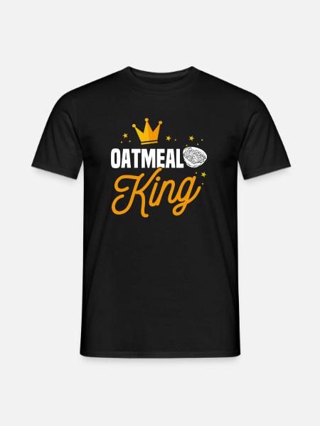 Oatmeal King - Men's T-Shirt - black