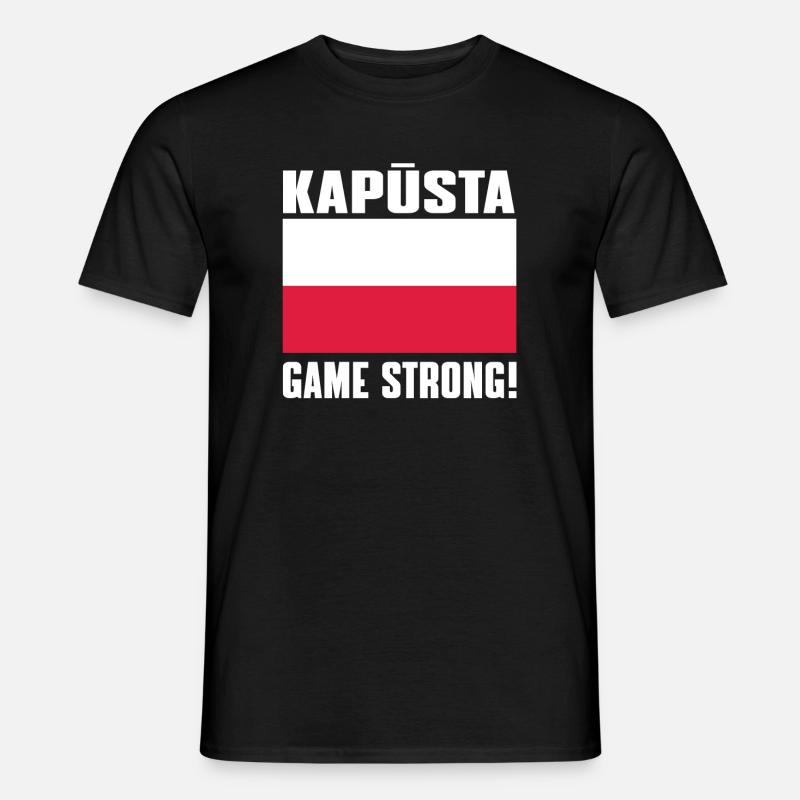 Kapusta Game Strong - Männer T-Shirt - Schwarz