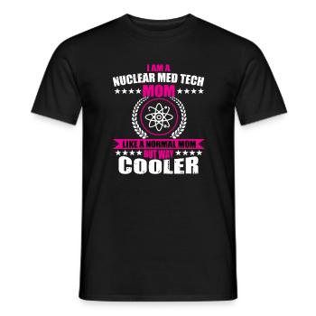 Nuclear Medicine Technologist Mom - Men's T-Shirt - black - Front - AI Model Male 178 light (178cm)