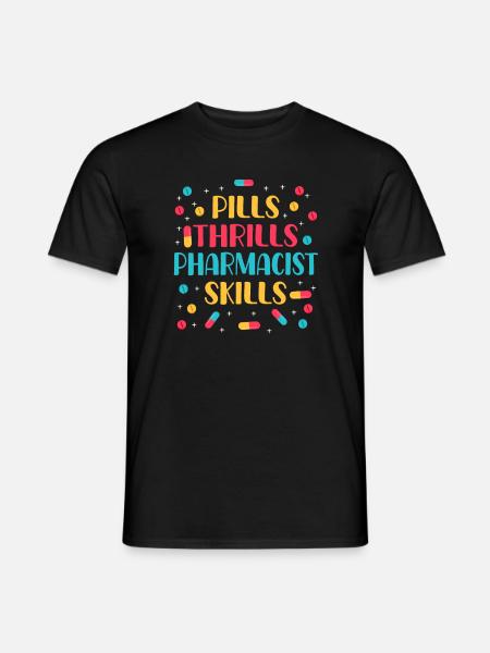 Conception drôle d’apothicaire - T-shirt homme - noir