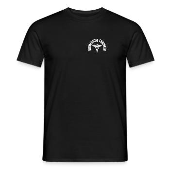 emplois pour les étudiantsConception de sacs pour le biomédical - T-shirt homme - noir - Devant - AI Model Male 178 light (178cm)