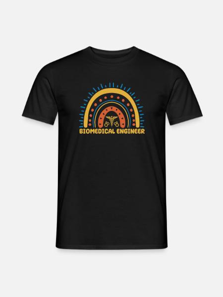Biomedical Engineer Boho Rain Bog - Men's T-Shirt - black