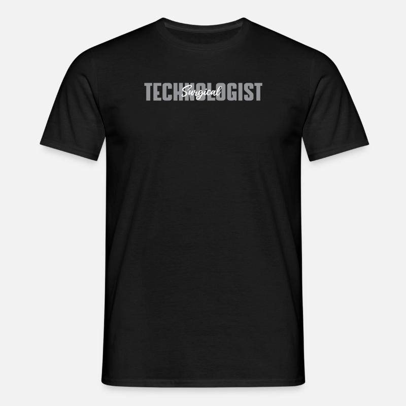 chirurgischerChirurgisch-technischer Assistent - Männer T-Shirt - Schwarz
