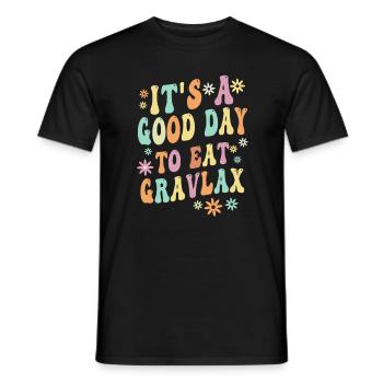 Cadeau d’amant Gravlax - T-shirt homme - noir - Devant - AI Model Male 178 light (178cm)
