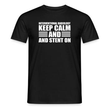 Devis de radiologie interventionnelle - T-shirt homme - noir - Devant - AI Model Male 178 light (178cm)