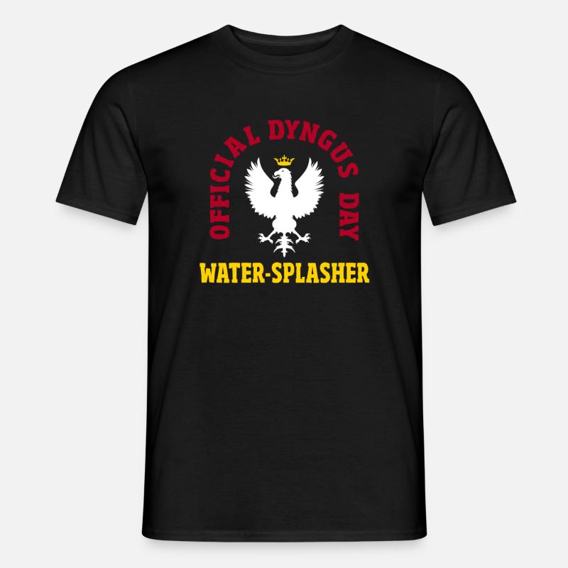 PolniscŚmigus-Dyngus Wasserspritzer - Männer T-Shirt - Schwarz