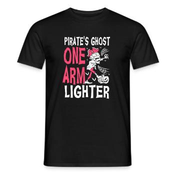 HallHand Amputee Halloween Humor - Men's T-Shirt - black - Front - AI Model Male 178 light (178cm)