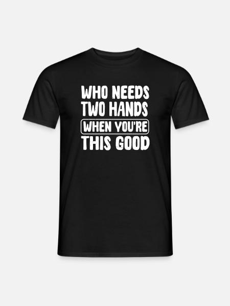GSprune "hand amputee" - Men's T-Shirt - black
