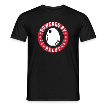 Propulsé par Balut - T-shirt homme - noir - Devant - AI Model Male 178 light (178cm)