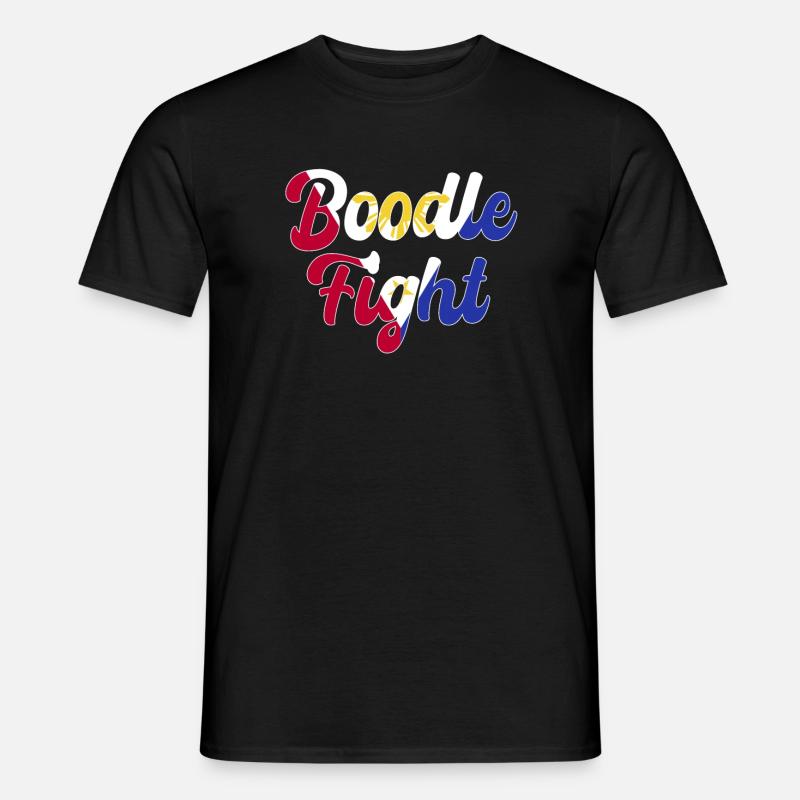 Combat de boodle philippin - T-shirt homme - noir