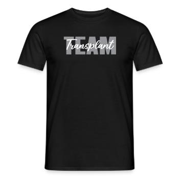 Transplant Team - Men's T-Shirt - black - Front - AI Model Male 178 light (178cm)