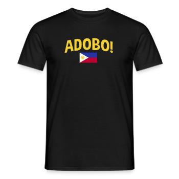Philippinische Adobo Fahne Design - Männer T-Shirt - Schwarz - Vorne - AI Model Male 178 light (178cm)