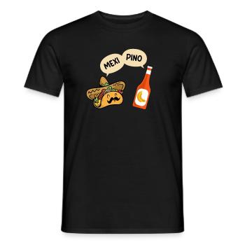 Tacos Und Bananen Ketchup Mexipino - Männer T-Shirt - Schwarz - Vorne - AI Model Male 178 light (178cm)