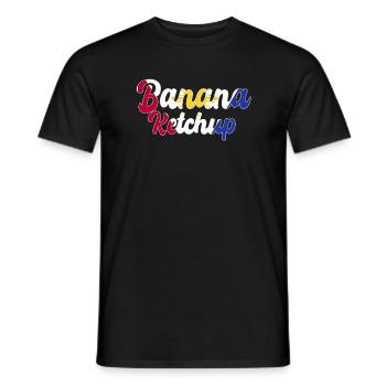 Ketchup à la banane aux couleurs philippines - T-shirt homme - noir - Devant - AI Model Male 178 light (178cm)