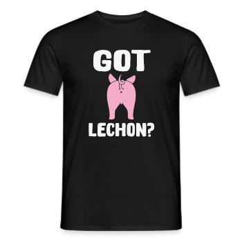 Avez-vous du léthon ? - T-shirt homme - noir - Devant - AI Model Male 178 light (178cm)