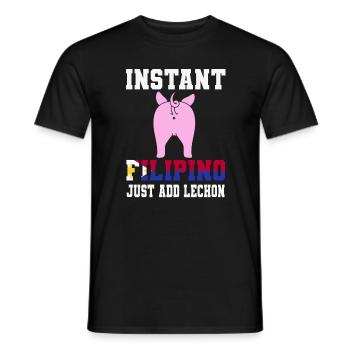 Drôle de cadeau philippin Lechon - T-shirt homme - noir - Devant - AI Model Male 178 light (178cm)