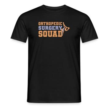 Orthopedic Surgery Troop - Men's T-Shirt - black - Front - AI Model Male 178 light (178cm)