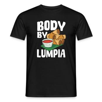 Körper Durch Lumpia - Männer T-Shirt - Schwarz - Vorne - AI Model Male 178 light (178cm)