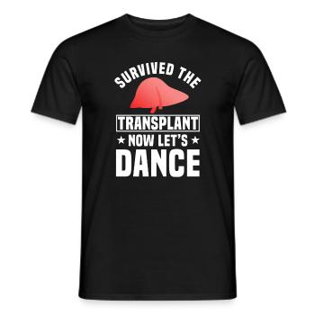 Humour de transplantation hépatique - T-shirt homme - noir - Devant - AI Model Male 178 light (178cm)