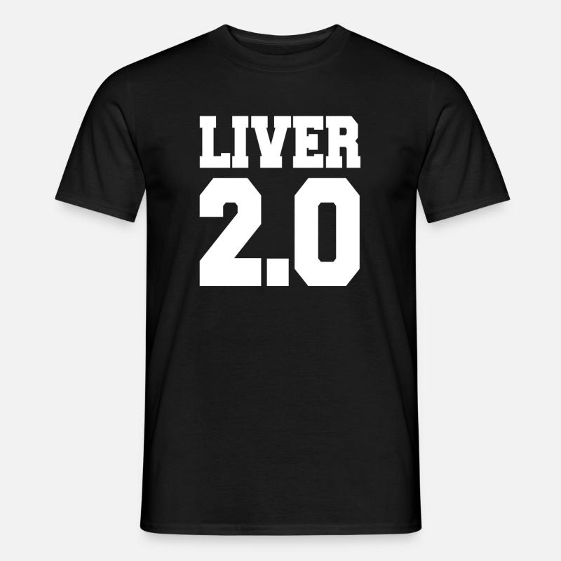 Leber 2.0 - Männer T-Shirt - Schwarz