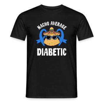 Diabetes-bewusstsein, Insulin-therapie, Blutzucker - Männer T-Shirt - Schwarz - Vorne - AI Model Male 178 light (178cm)