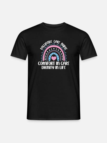 Great Palliative Care Saying - Men's T-Shirt - black