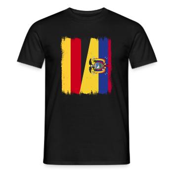 Équateur Quito Guayaquil Équatorien - T-shirt homme - noir - Devant - AI Model Male 178 light (178cm)