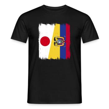 Équateur Quito Guayaquil Équatorien - T-shirt homme - noir - Devant - AI Model Male 178 light (178cm)