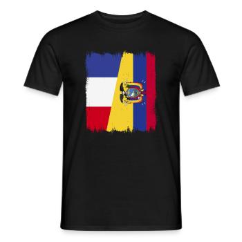 Équateur Quito Guayaquil Équatorien - T-shirt homme - noir - Devant - AI Model Male 178 light (178cm)