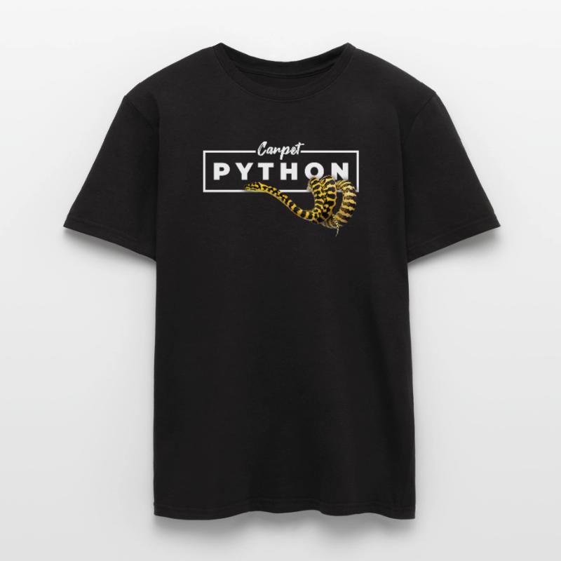 Carpet Python Geometric Reptile Owner Men’s T-shirt