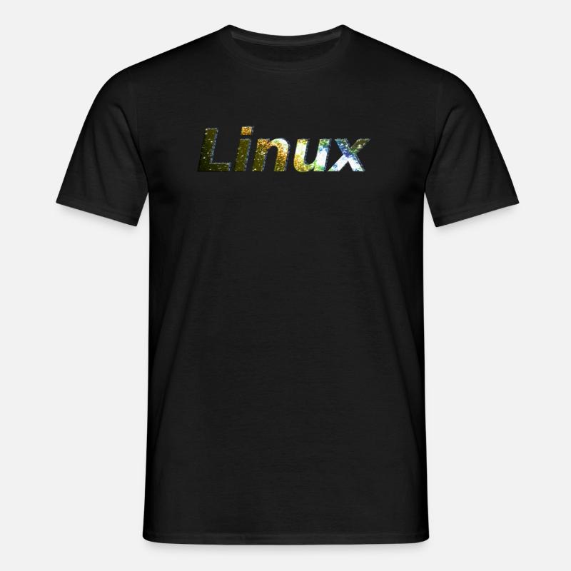 linux bund - Men's T-Shirt - black