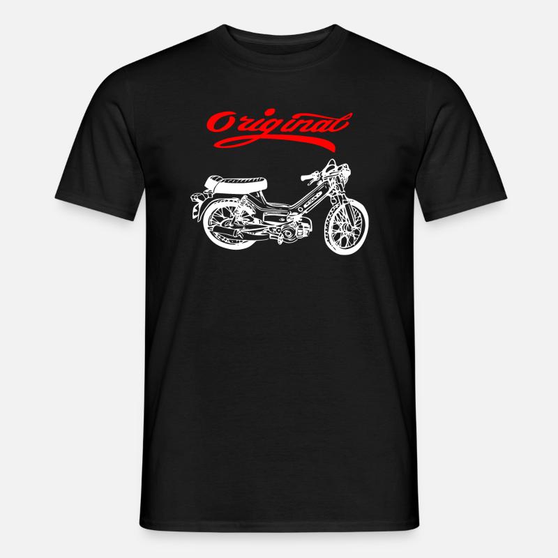 Moped Mofa Kult Puch Maxi - Männer T-Shirt - Schwarz