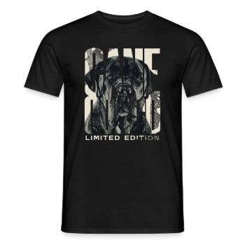 Propriétaire de chien Cane Corso - T-shirt homme - noir - Devant - AI Model Male 178 light (178cm)