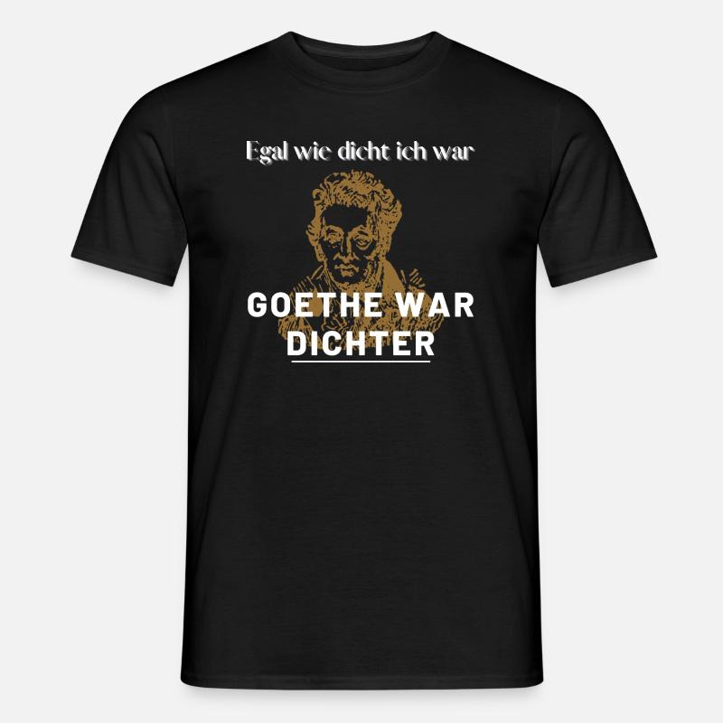 Goethe - Männer T-Shirt - Schwarz