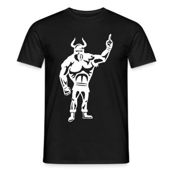 Vikings Hardstyle - T-shirt homme - noir - Devant - AI Model Male 178 light (178cm)