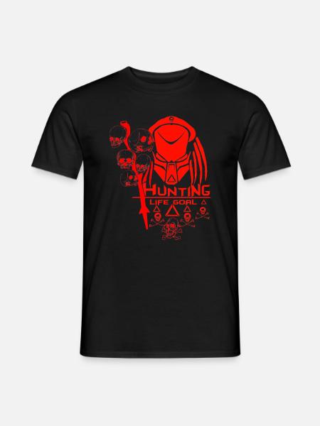 predator Hunting -Life goal - T-shirt homme - noir
