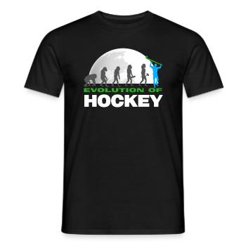 hockey hockey sur gazon-évolution hockey sur gazonhockey - T-shirt homme - noir - Devant - AI Model Male 178 light (178cm)